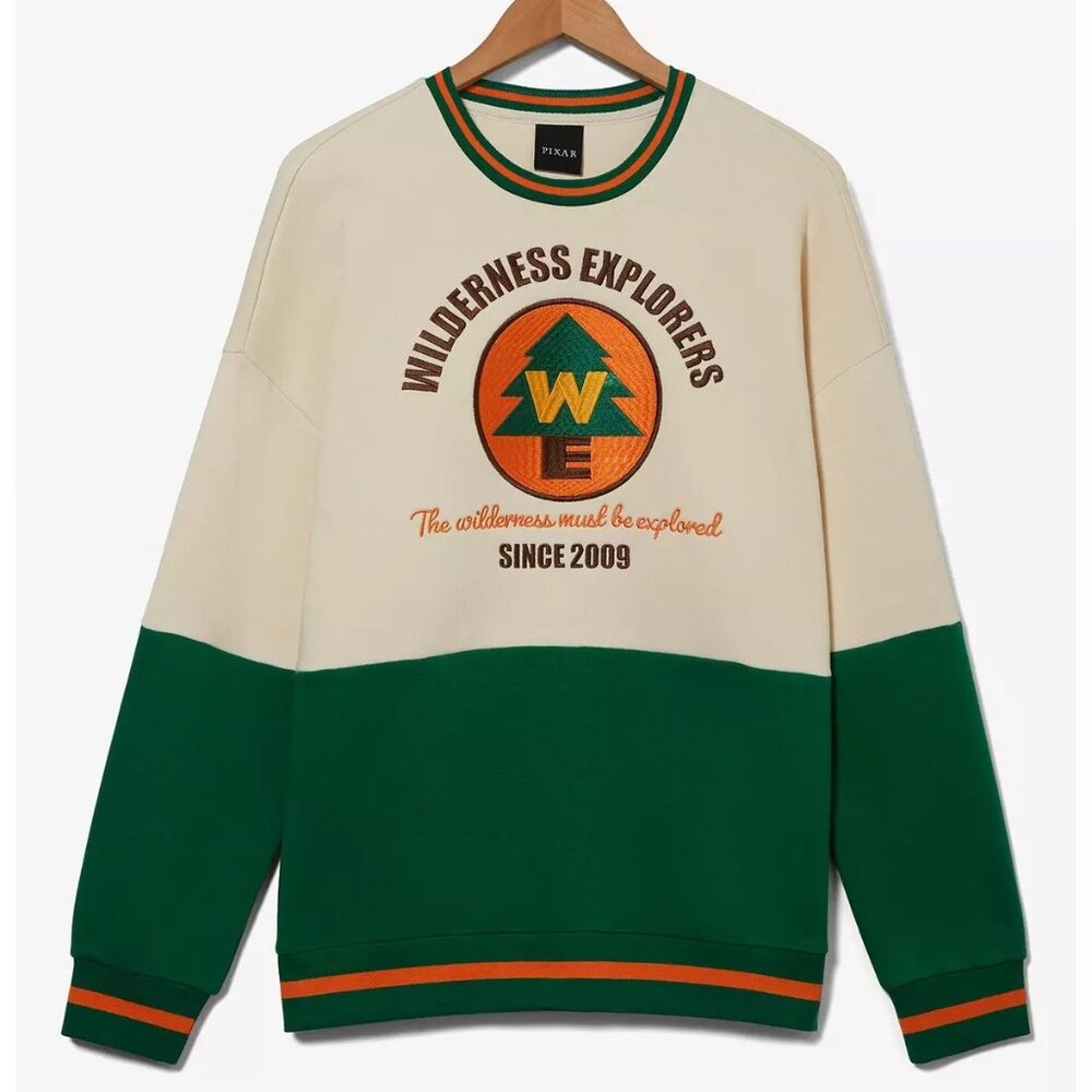 Disney Pixar Up Wilderness Explorer Panel Crewneck